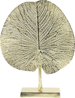 Light & Living Ornament Leaf - Goud - 34x9x43cm - Modern