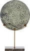 Light&living Ornament op voet 23x8,5x38,5 cm WALDECK marmer zwart+glas