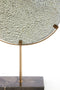 Light&living Ornament op voet 23x8,5x38,5 cm WALDECK marmer zwart+glas