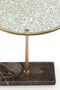 Light&living Ornament op voet 23x8,5x38,5 cm WALDECK marmer zwart+glas