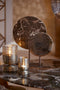 Light&living Ornament op voet 25,5x10x38,5 cm MORENO donker bruin marmer