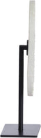Light&living Ornament op voet 25x10x35 cm YFKE marmer wit+mat zwart