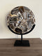 Light & Living Ornament op voet 25x11x35 cm GOUYA agaat+mat zwart
