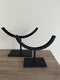 Light & Living Ornament op voet 25x11x35 cm GOUYA agaat+mat zwart