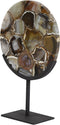Light & Living Ornament op voet 25x11x35 cm GOUYA agaat+mat zwart