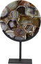 Light & Living Ornament op voet 25x11x35 cm GOUYA agaat+mat zwart