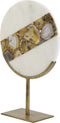Light & Living Ornament op voet 25x11x35 cm GOUYA marmer+antiek brons