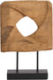 Light&living Ornament op voet 26x9x38,5 cm ZARATE hout naturel+zwart