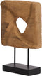 Light&living Ornament op voet 26x9x38,5 cm ZARATE hout naturel+zwart