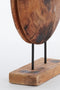Light&living Ornament op voet 30x10x51 cm BULONGO hout bruin