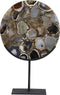 Light & Living Ornament op voet 35x12x50 cm GOUYA agaat+mat zwart
