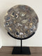 Light & Living Ornament op voet 35x12x50 cm GOUYA agaat+mat zwart