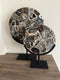 Light & Living Ornament op voet 35x12x50 cm GOUYA agaat+mat zwart