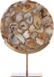 Light&living Ornament op voet 35x12x50 cm GOUYA geel agaat+antiek brons