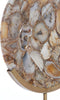 Light&living Ornament op voet 35x12x50 cm GOUYA geel agaat+antiek brons