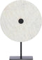 Light&living Ornament op voet 35x12x50 cm YFKE marmer wit+mat zwart