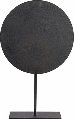 Light & Living Ornament op voet Lasim - Zwart - 35x10x56cm - Modern,Luxe - Kerst cadeau - Kerst cadeautjes - Cadeau vrouw - Cadeau man - Cadeau voor haar - Cadeau voor hem - Kerstcadeau - Kerst kado - Kado man - Kado vrouw