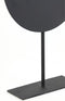 Light & Living Ornament op voet Lasim - Zwart - 35x10x56cm - Modern,Luxe - Kerst cadeau - Kerst cadeautjes - Cadeau vrouw - Cadeau man - Cadeau voor haar - Cadeau voor hem - Kerstcadeau - Kerst kado - Kado man - Kado vrouw