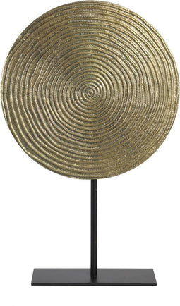 Light & Living Ornament op voet Rawas - Antiek Brons/Zwart - 35x10x56cm - Luxe - Kerst cadeau - Kerst cadeautjes - Cadeau vrouw - Cadeau man - Cadeau voor haar - Cadeau voor hem - Kerstcadeau - Kerst kado - Kado man - Kado vrouw