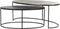 Light & Living Paxson Salontafel - Antiek Brons/Donker Brons - Ø103+80 cm