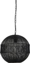 Light & Living Pilka Hanglamp - Zwart - Ø45x47 cm