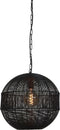 Light & Living Pilka Hanglamp - Zwart - Ø45x47 cm