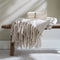 Light & Living - Plaid JAMIE - 152x127x0.5cm - Wit
