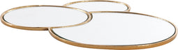 Light&living Plateau 44x35x1 cm DALENA glas goud