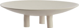 Light&living Plateau op voet Ø40x11 cm TABUA crème