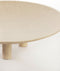 Light&living Plateau op voet Ø40x11 cm TABUA zand+licht bruin gespikkeld