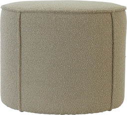 Light & Living Poef Haeley - Bruin - Ø50cm - Modern