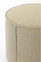 Light & Living Poef Haeley - Bruin - Ø50cm - Modern