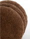 Light & Living Poef Jobbi - Bruin - Ø40cm - Modern