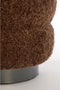 Light & Living Poef Jobbi - Bruin - Ø40cm - Modern