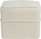 Light & Living Poef Kiki - Wit - 40x40x35cm - Modern