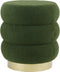 Light & Living Poef Kimi - Groen - Ø40cm - Modern