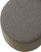 Light & Living Poef Lauryn - Bouclé Ø39cm - Grijs/Bruin