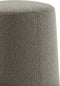 Light & Living Poef Lauryn - Bouclé Ø39cm - Grijs/Bruin