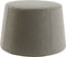 Light & Living Poef Lauryn - Bouclé Ø59cm - Grijs/Bruin