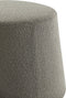 Light & Living Poef Lauryn - Bouclé Ø59cm - Grijs/Bruin