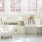 Light & Living Poef Lauryn - Bruin - Ø59cm - Modern