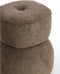 Light & Living Poef Leyla - Bruin - Ø40cm - Modern