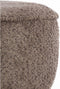 Light & Living Poef Leyla - Bruin - Ø40cm - Modern