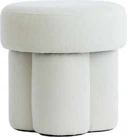 Light&living Poef Ø42x43 cm CURTEA crème