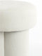 Light&living Poef Ø42x43 cm CURTEA crème