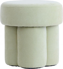 Light&living Poef Ø42x43 cm CURTEA licht groen