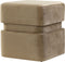 Light & Living Poef Piazza - Bruin - 40x40x42.5cm - Modern