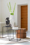 Light & Living Poef Piazza - Bruin - 40x40x42.5cm - Modern