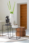 Light & Living Poef Piazza - Bruin - 40x40x42.5cm - Modern