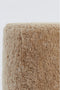 Light & Living Poef Polly - Bruin - Ø40cm - Modern